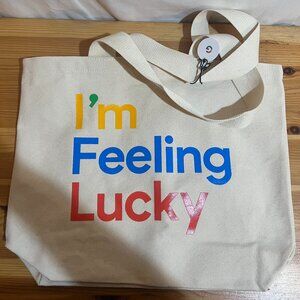 Google “I’m Feeling Lucky” Tote Brand New $25